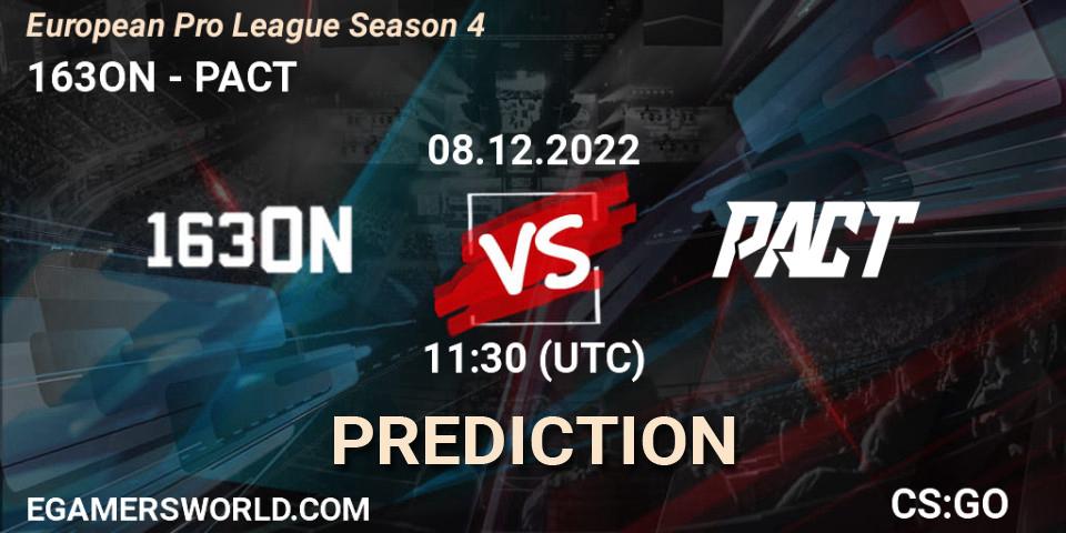 Prognoza 163ON - PACT. 08.12.22, CS2 (CS:GO), European Pro League Season 4