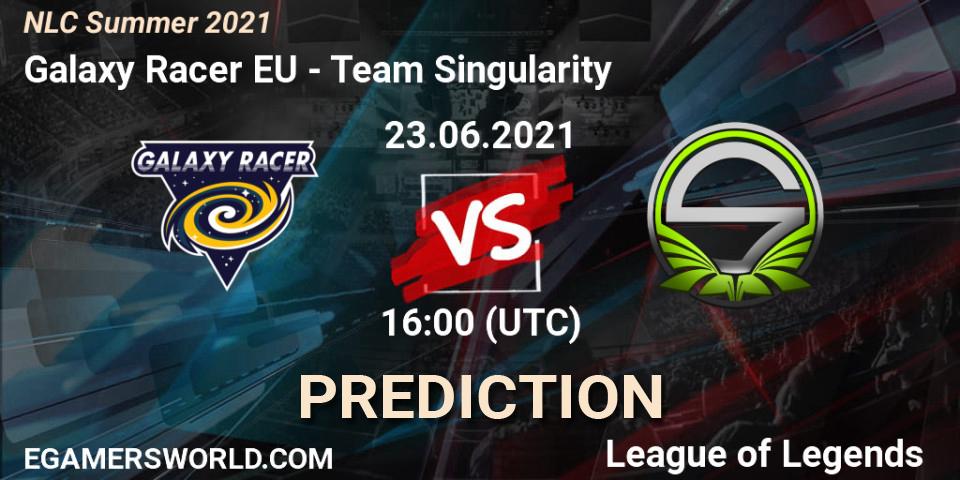Prognoza Galaxy Racer EU - Team Singularity. 23.06.2021 at 16:00, LoL, NLC Summer 2021