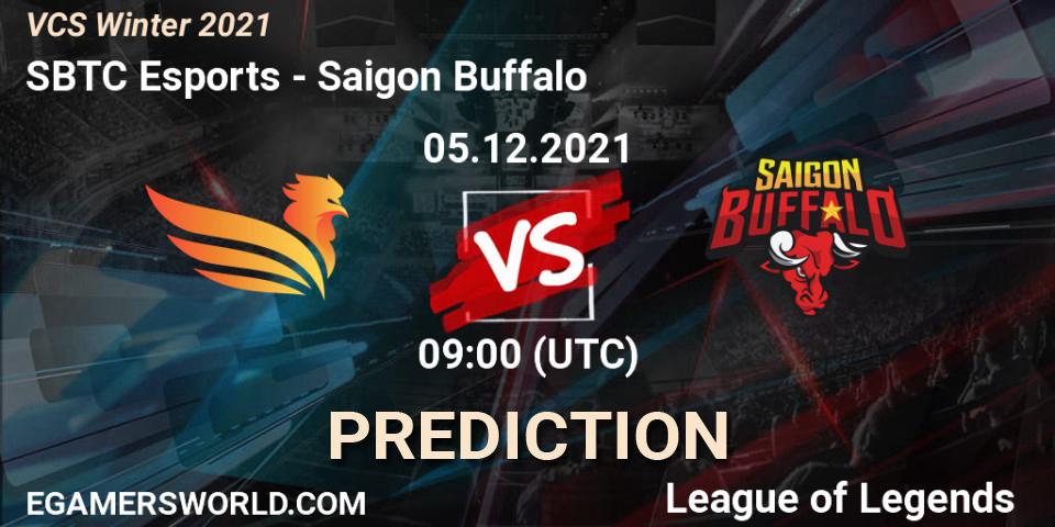 Prognoza SBTC Esports - Saigon Buffalo. 05.12.2021 at 09:00, LoL, VCS Winter 2021