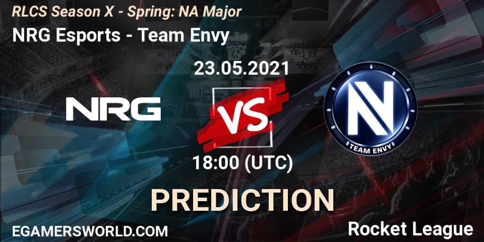 Prognoza NRG Esports - Team Envy. 23.05.21, Rocket League, RLCS Season X - Spring: NA Major