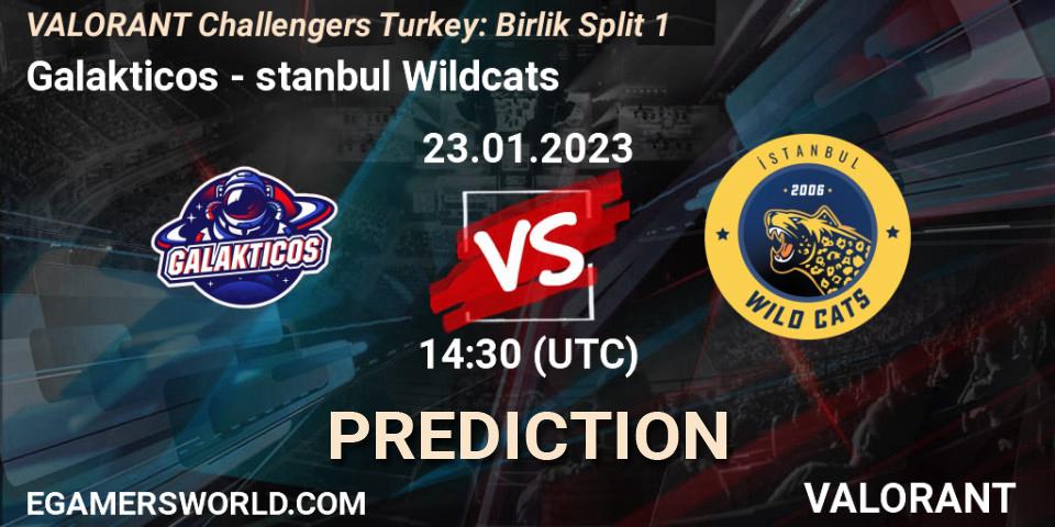 Prognoza Galakticos - İstanbul Wildcats. 23.01.2023 at 14:45, VALORANT, VALORANT Challengers 2023 Turkey: Birlik Split 1