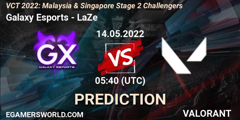 Prognoza Galaxy Esports - LaZe. 14.05.2022 at 05:40, VALORANT, VCT 2022: Malaysia & Singapore Stage 2 Challengers