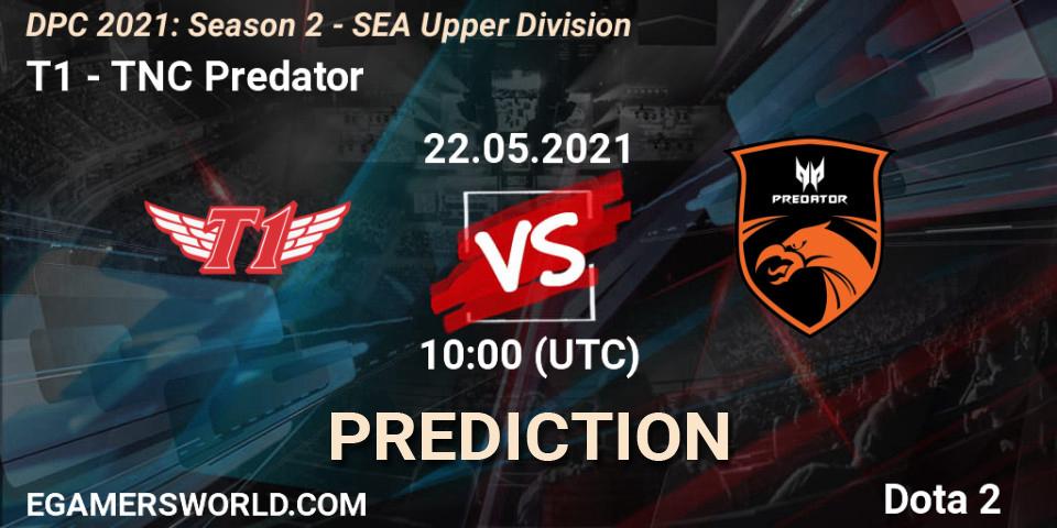 Prognoza T1 - TNC Predator. 22.05.2021 at 09:37, Dota 2, DPC 2021: Season 2 - SEA Upper Division