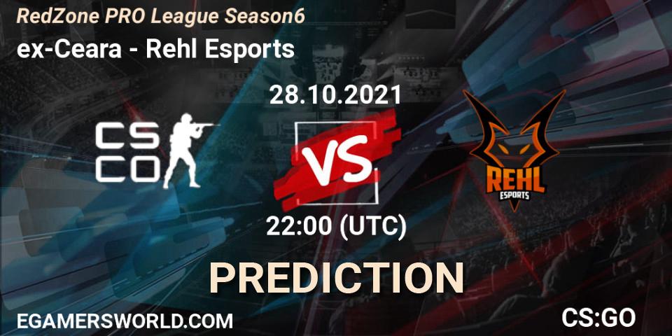 Prognoza ex-Ceara - Rehl Esports. 02.11.2021 at 21:00, Counter-Strike (CS2), RedZone PRO League Season 6