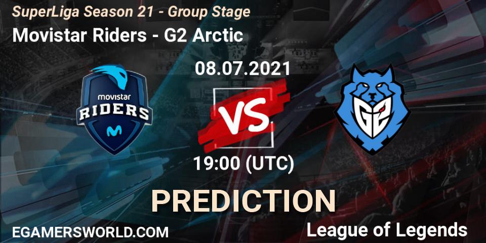 Prognoza Movistar Riders - G2 Arctic. 08.07.21, LoL, SuperLiga Season 21 - Group Stage 