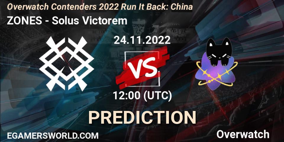 Prognoza ZONES - Solus Victorem. 24.11.22, Overwatch, Overwatch Contenders 2022 Run It Back: China
