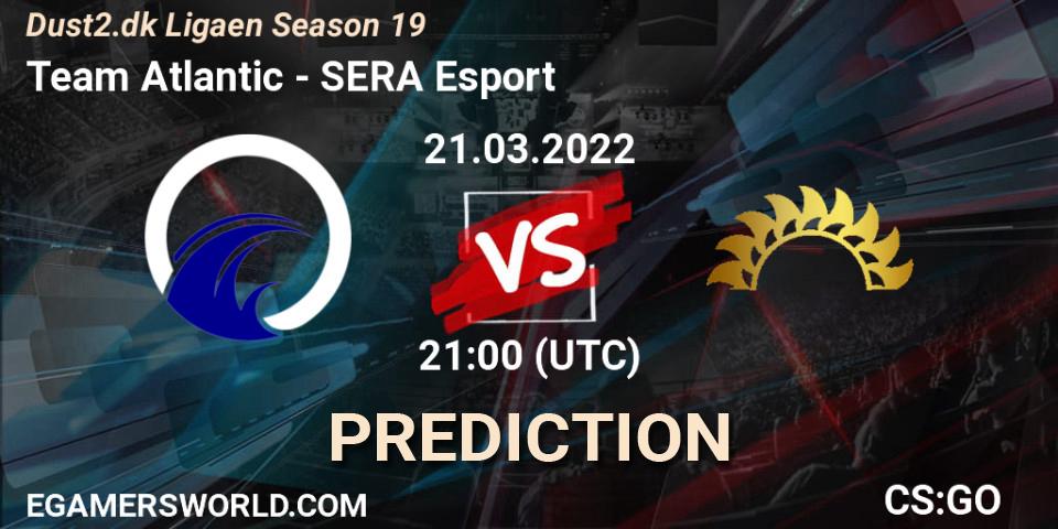 Prognoza Team Atlantic - SERA Esport. 21.03.2022 at 21:00, Counter-Strike (CS2), Dust2.dk Ligaen Season 19
