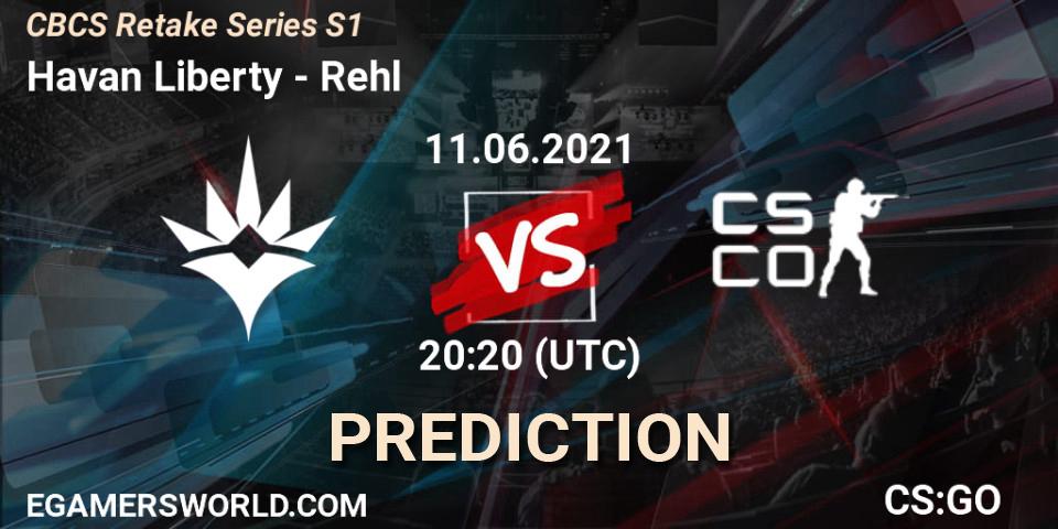 Prognoza Havan Liberty - Rehl Esports. 11.06.2021 at 20:20, Counter-Strike (CS2), CBCS Retake Series S1
