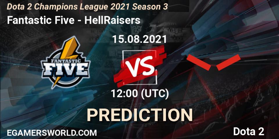 Prognoza Fantastic Five - HellRaisers. 15.08.2021 at 12:05, Dota 2, Dota 2 Champions League 2021 Season 3