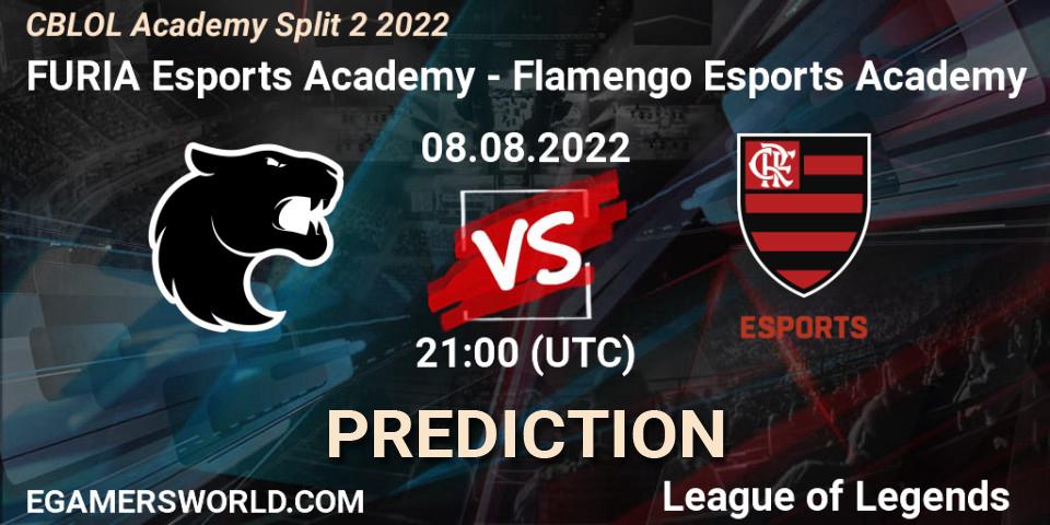 Prognoza FURIA Esports Academy - Flamengo Esports Academy. 08.08.2022 at 21:00, LoL, CBLOL Academy Split 2 2022