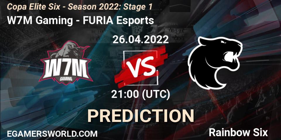 Prognoza W7M Gaming - FURIA Esports. 26.04.2022 at 21:00, Rainbow Six, Copa Elite Six - Season 2022: Stage 1