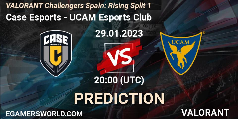 Prognoza Case Esports - UCAM Esports Club. 29.01.23, VALORANT, VALORANT Challengers 2023 Spain: Rising Split 1