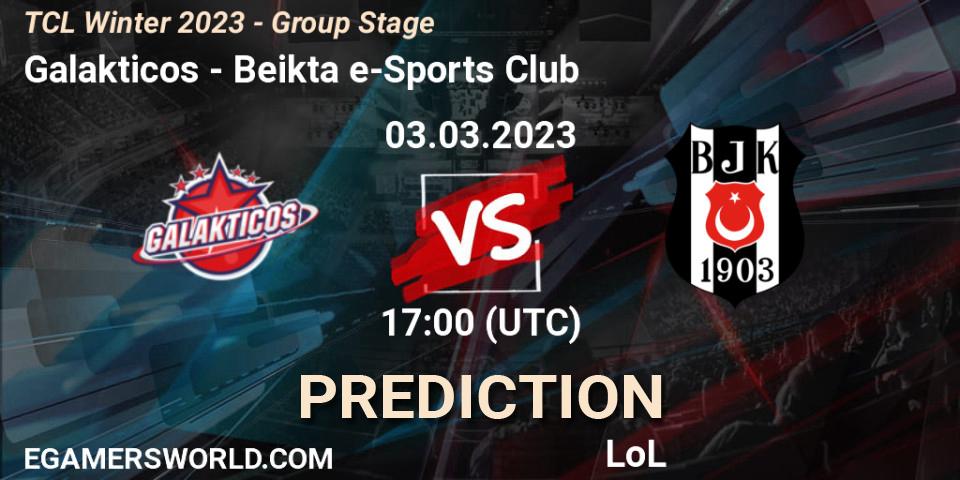 Prognoza Galakticos - Beşiktaş e-Sports Club. 10.03.2023 at 17:00, LoL, TCL Winter 2023 - Group Stage