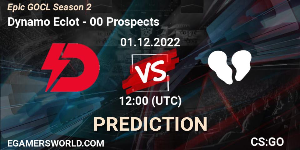Prognoza Dynamo Eclot - 00 Prospects. 01.12.22, CS2 (CS:GO), Epic GOCL Season 2
