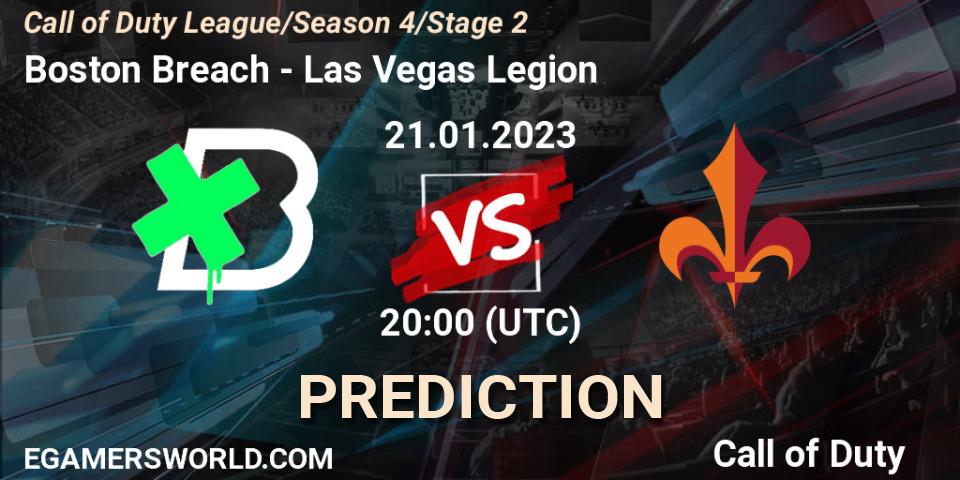 Prognoza Boston Breach - Las Vegas Legion. 21.01.2023 at 20:00, Call of Duty, Call of Duty League 2023: Stage 2 Major Qualifiers