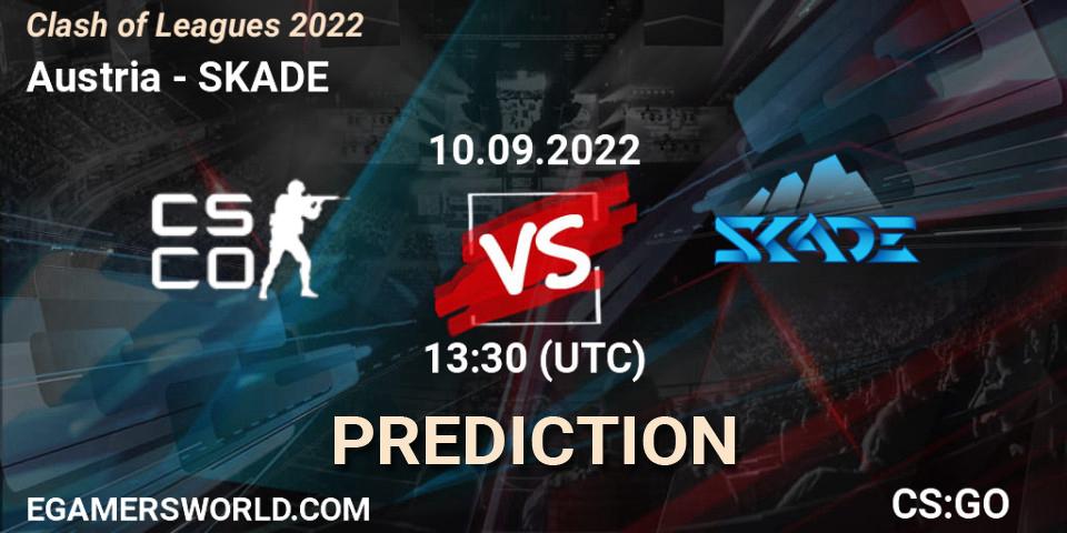 Prognoza Austria - SKADE. 10.09.2022 at 13:30, Counter-Strike (CS2), Clash of Leagues 2022