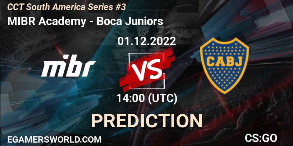 Prognoza MIBR Academy - Boca Juniors. 01.12.22, CS2 (CS:GO), CCT South America Series #3