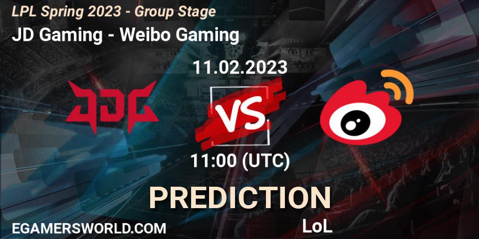 Prognoza JD Gaming - Weibo Gaming. 11.02.23, LoL, LPL Spring 2023 - Group Stage