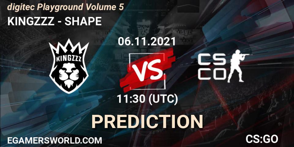 Prognoza KINGZZZ - SHAPE. 06.11.2021 at 12:15, Counter-Strike (CS2), digitec Playground Volume 5 