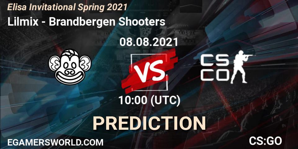 Prognoza Lilmix - Brandbergen Shooters. 08.08.2021 at 10:00, Counter-Strike (CS2), Elisa Invitational Fall 2021 Sweden Closed Qualifier