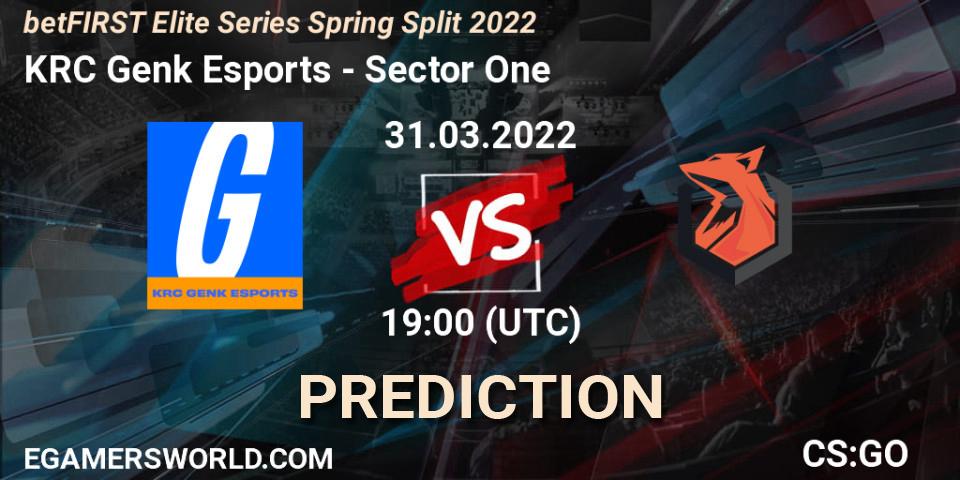Prognoza KRC Genk Esports - Sector One. 31.03.2022 at 19:30, Counter-Strike (CS2), Elite Series 2022: Spring Split