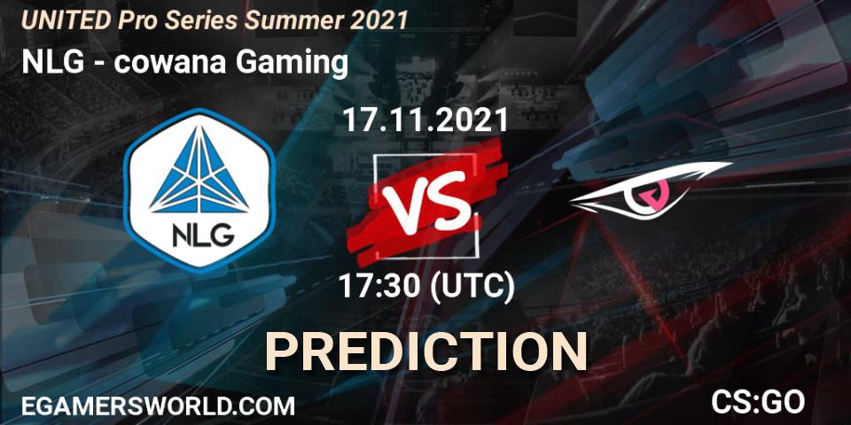 Prognoza NLG - cowana Gaming. 17.11.2021 at 17:10, Counter-Strike (CS2), UNITED Pro Series Summer 2021