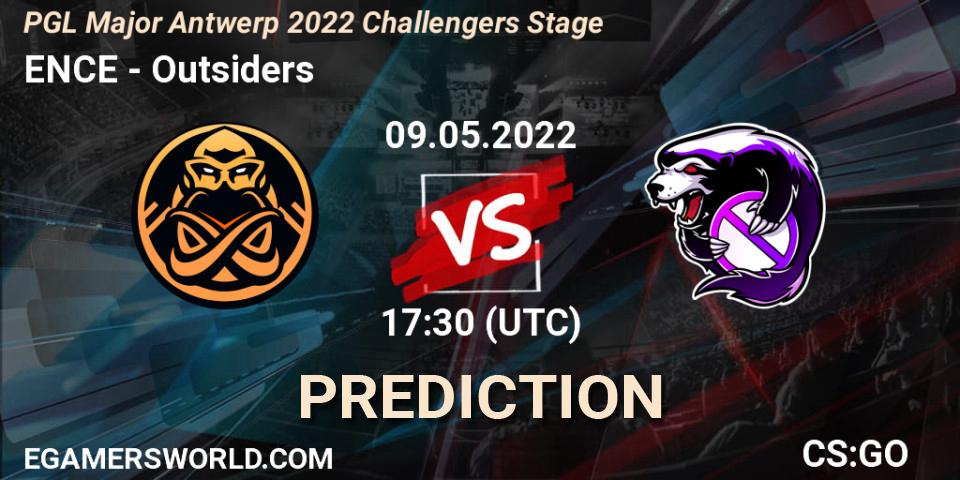 Prognoza ENCE - Outsiders. 09.05.2022 at 18:10, Counter-Strike (CS2), PGL Major Antwerp 2022 Challengers Stage