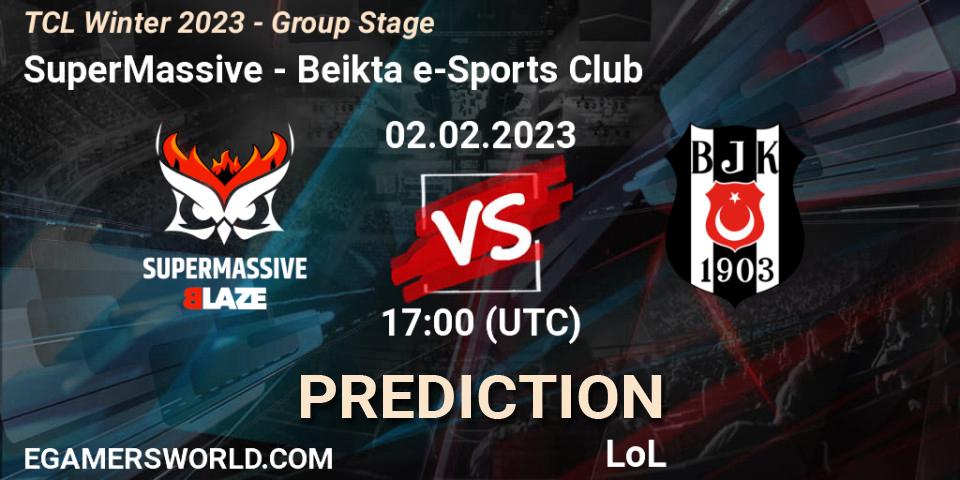 Prognoza SuperMassive - Beşiktaş e-Sports Club. 02.02.23, LoL, TCL Winter 2023 - Group Stage