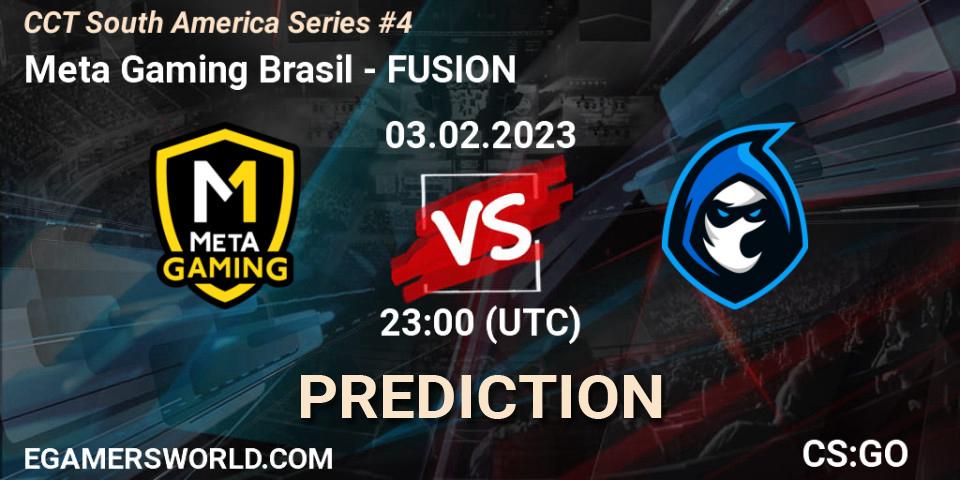 Prognoza Meta Gaming Brasil - FUSION. 03.02.23, CS2 (CS:GO), CCT South America Series #4