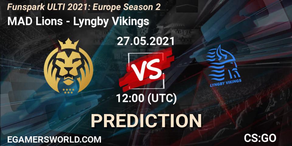 Prognoza MAD Lions - Lyngby Vikings. 27.05.2021 at 12:00, Counter-Strike (CS2), Funspark ULTI 2021: Europe Season 2