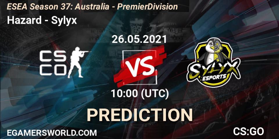 Prognoza Hazard - Sylyx. 26.05.2021 at 10:00, Counter-Strike (CS2), ESEA Season 37: Australia - Premier Division