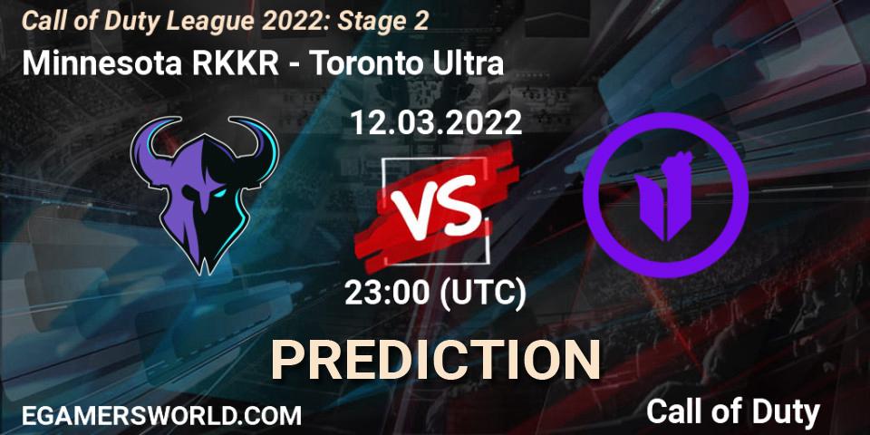 Prognoza Minnesota RØKKR - Toronto Ultra. 12.03.2022 at 23:00, Call of Duty, Call of Duty League 2022: Stage 2
