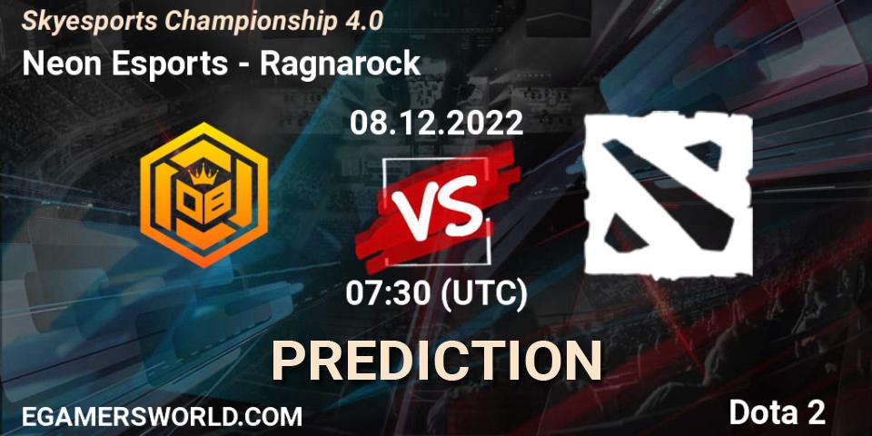 Prognoza Neon Esports - Ragnarock. 08.12.22, Dota 2, Skyesports Championship 4.0