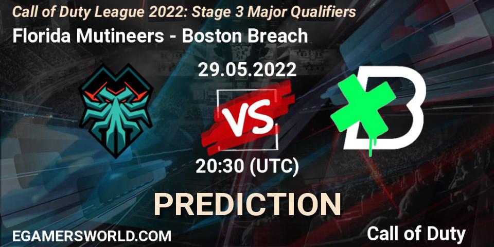Prognoza Florida Mutineers - Boston Breach. 29.05.2022 at 20:30, Call of Duty, Call of Duty League 2022: Stage 3