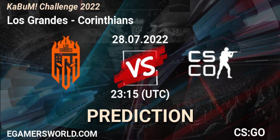 Prognoza Los Grandes - Corinthians. 28.07.2022 at 23:20, Counter-Strike (CS2), KaBuM! Challenge 2022