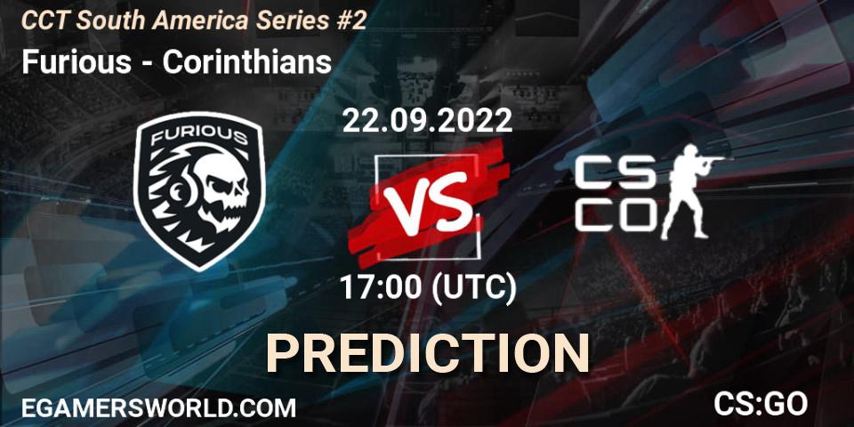 Prognoza Furious - Corinthians. 22.09.2022 at 17:40, Counter-Strike (CS2), CCT South America Series #2