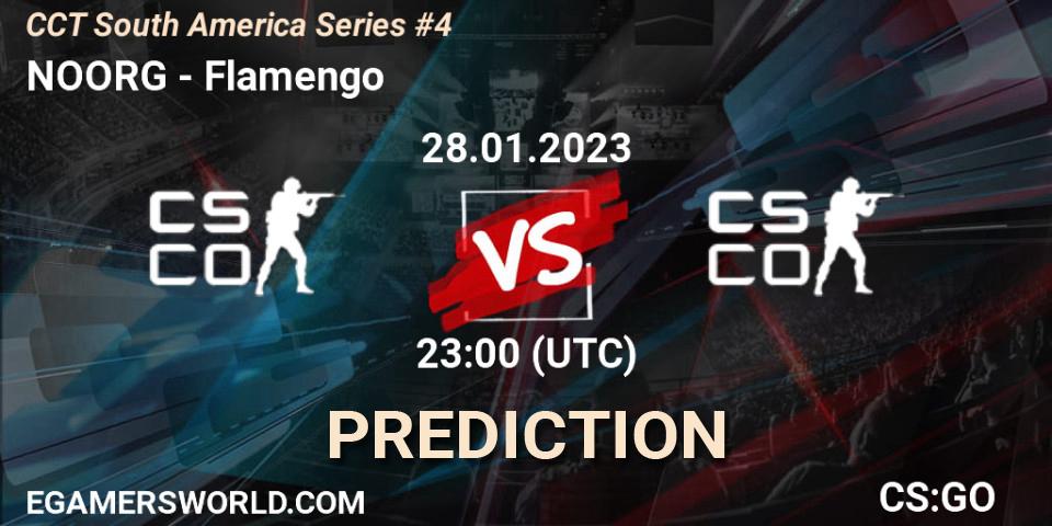 Prognoza NOORG - Flamengo. 28.01.23, CS2 (CS:GO), CCT South America Series #4
