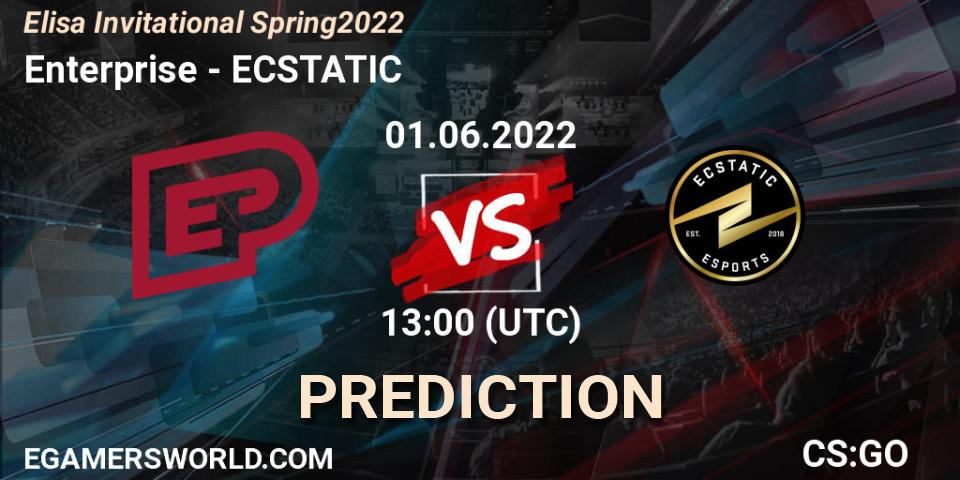 Prognoza Enterprise - ECSTATIC. 01.06.2022 at 13:00, Counter-Strike (CS2), Elisa Invitational Spring 2022