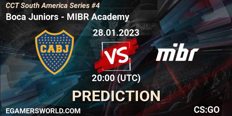 Prognoza Boca Juniors - MIBR Academy. 28.01.23, CS2 (CS:GO), CCT South America Series #4