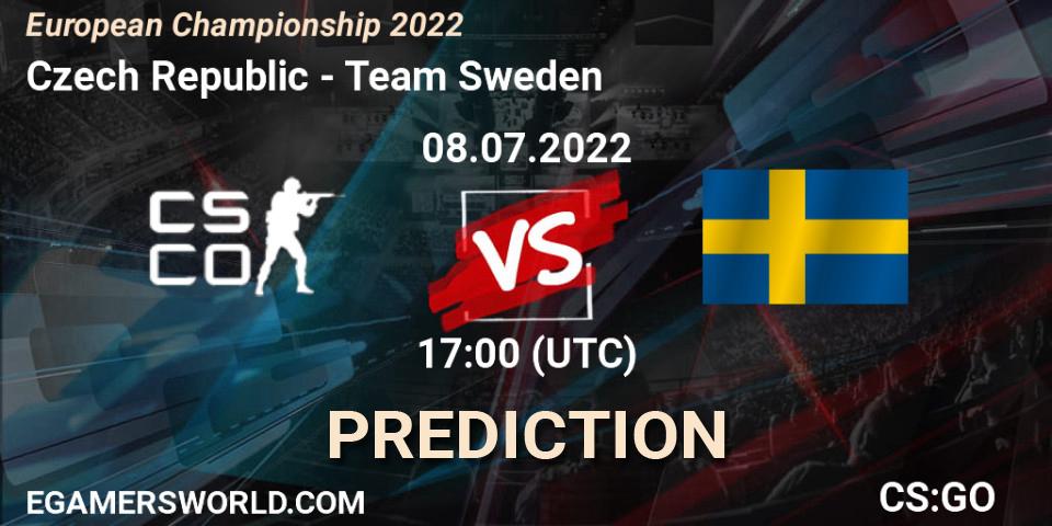 Prognoza Czech Republic - Team Sweden. 08.07.2022 at 14:00, Counter-Strike (CS2), European Championship 2022