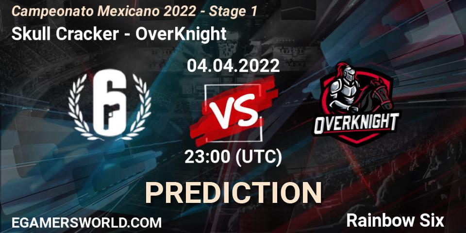 Prognoza Skull Cracker - OverKnight. 04.04.2022 at 23:00, Rainbow Six, Campeonato Mexicano 2022 - Stage 1