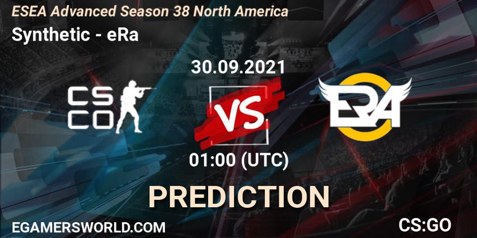 Prognoza Synthetic - eRa. 30.09.2021 at 01:10, Counter-Strike (CS2), ESEA Advanced Season 38 North America