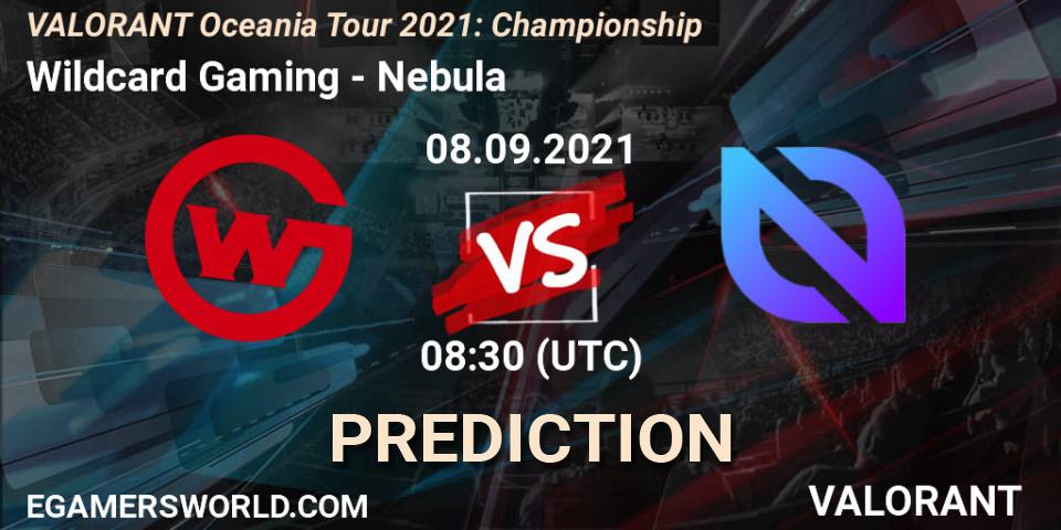 Prognoza Wildcard Gaming - Nebula. 08.09.2021 at 08:30, VALORANT, VALORANT Oceania Tour 2021: Championship