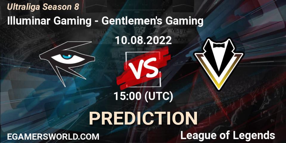 Prognoza Illuminar Gaming - Gentlemen's Gaming. 10.08.2022 at 15:00, LoL, Ultraliga Season 8