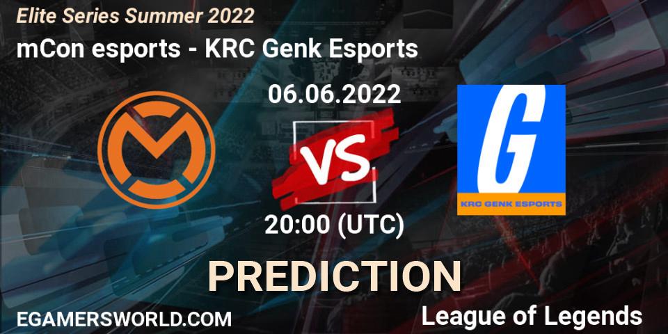 Prognoza KV Mechelen - KRC Genk Esports. 06.06.2022 at 19:00, LoL, Elite Series Summer 2022