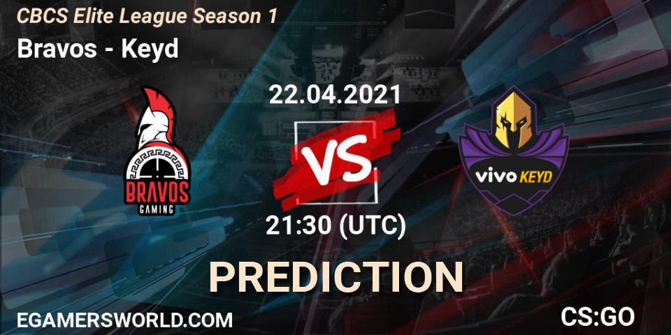 Prognoza Bravos - Keyd. 23.04.2021 at 21:30, Counter-Strike (CS2), CBCS Elite League Season 1