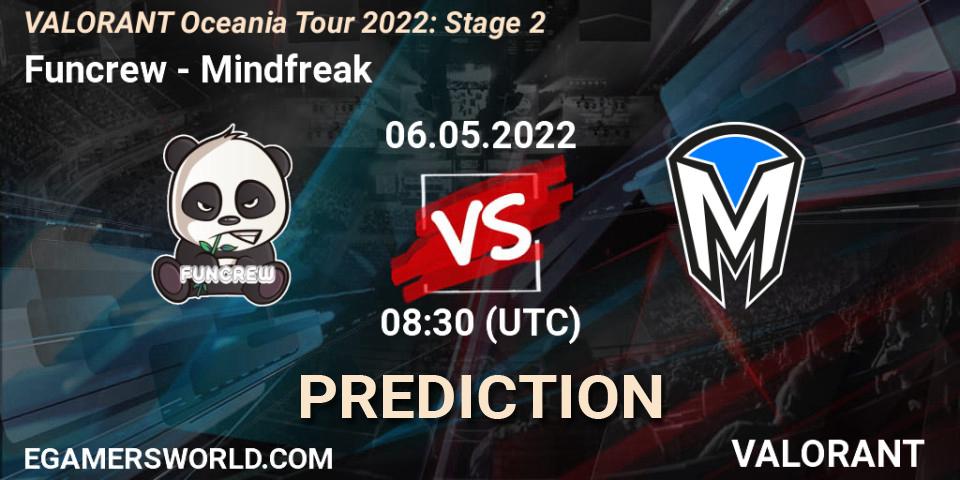 Prognoza Funcrew - Mindfreak. 06.05.2022 at 08:30, VALORANT, VALORANT Oceania Tour 2022: Stage 2