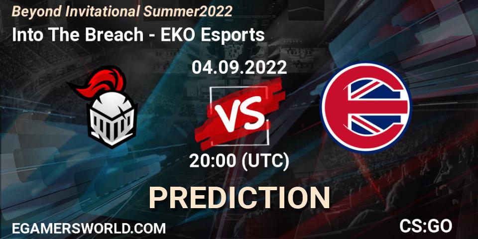 Prognoza Into The Breach - EKO Esports. 04.09.2022 at 19:30, Counter-Strike (CS2), Beyond Invitational Summer 2022