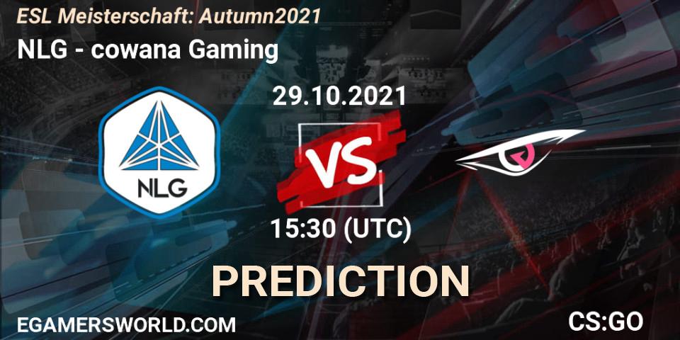 Prognoza NLG - cowana Gaming. 29.10.2021 at 15:30, Counter-Strike (CS2), ESL Meisterschaft: Autumn 2021
