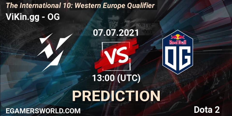 Prognoza ViKin.gg - OG. 07.07.21, Dota 2, The International 10: Western Europe Qualifier